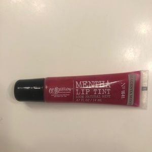 Bath And Body Works Pinkish Red Mint Flavored And Scented Lip gloss/tint